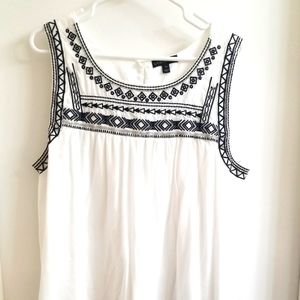 Plus Size White Tank Top